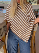 cocoa stripes cape