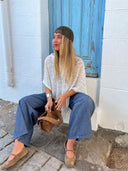 ivory dots cape