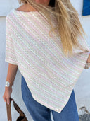 pink sequin cape