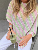 matcha stripes cape