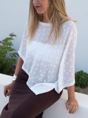 ivory dots cape